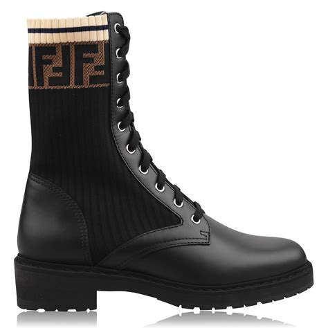 fendi combat boots rockoko|Fendi military boots.